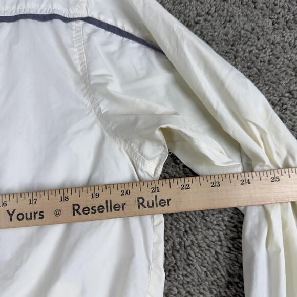 Nike Jacket Womens Small White Full Zip Windbreaker Track Running Coat - Picture 13 of 15